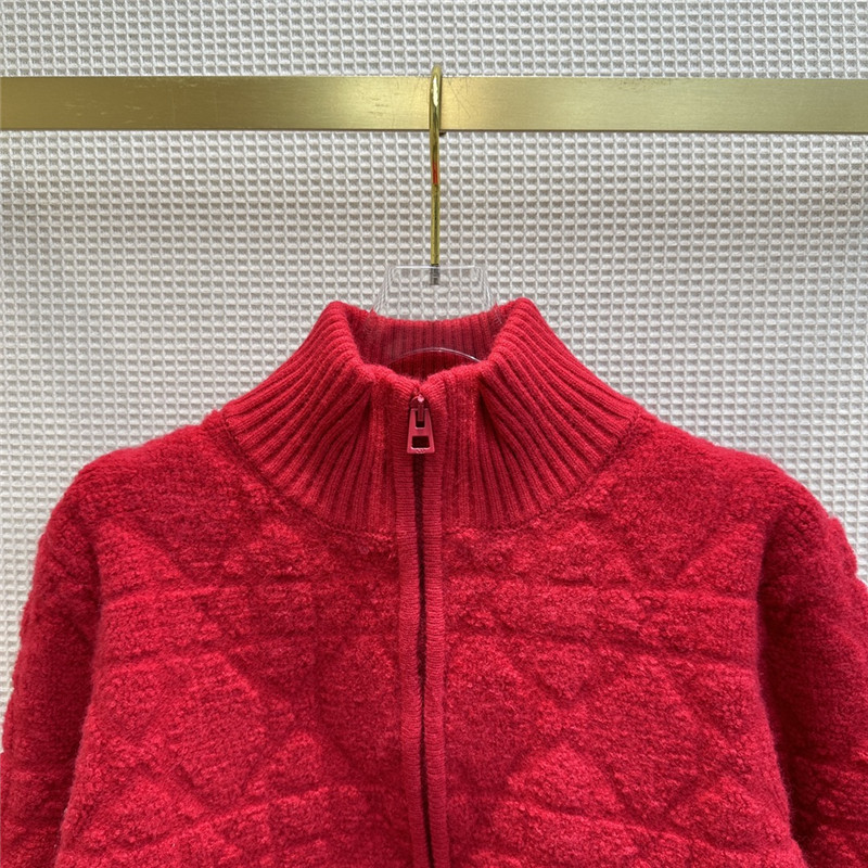 D10r stand collar rhombus butterfly embroidered jacket