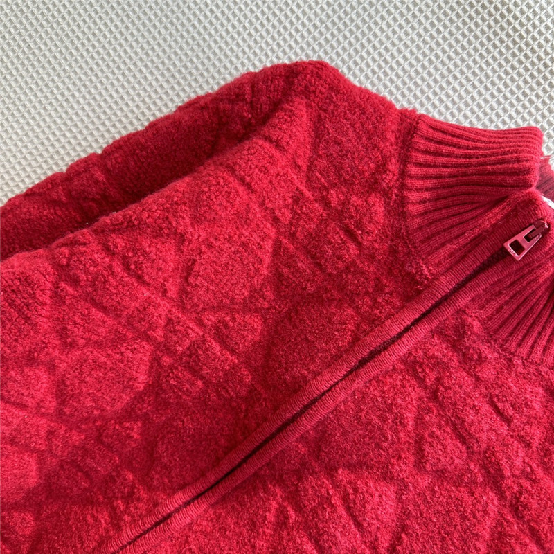 D10r stand collar rhombus butterfly embroidered jacket