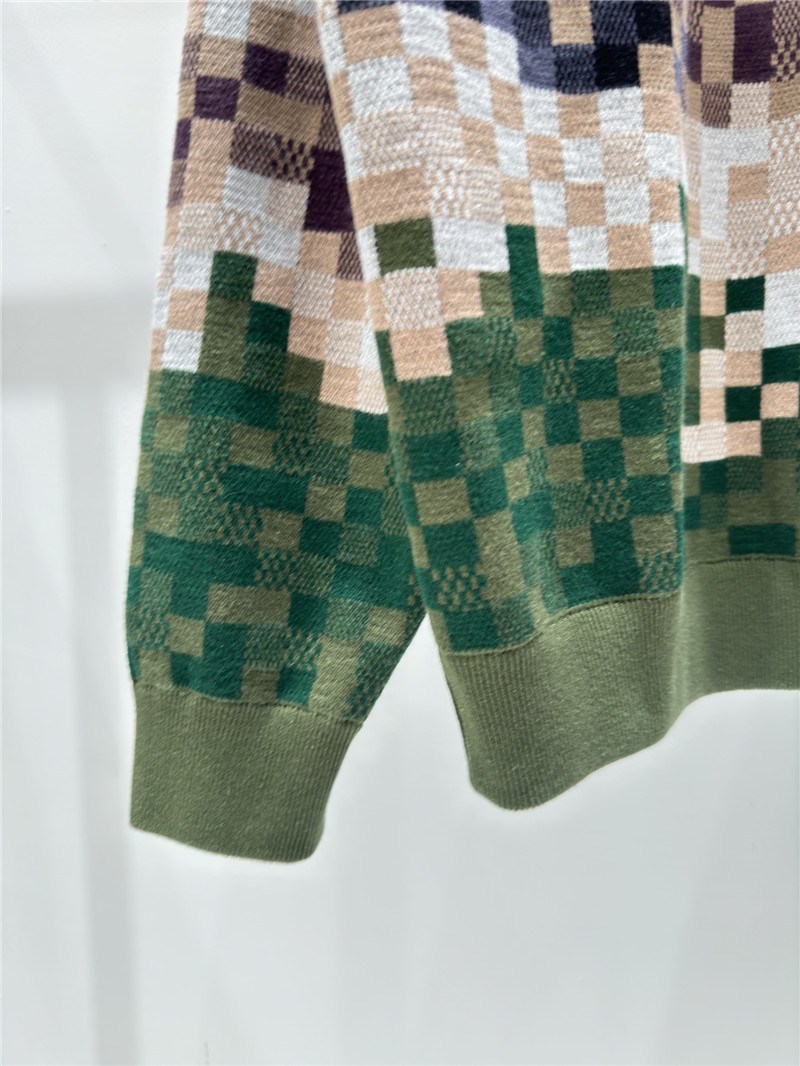 LV Damier Cotton Jacquard Pullover