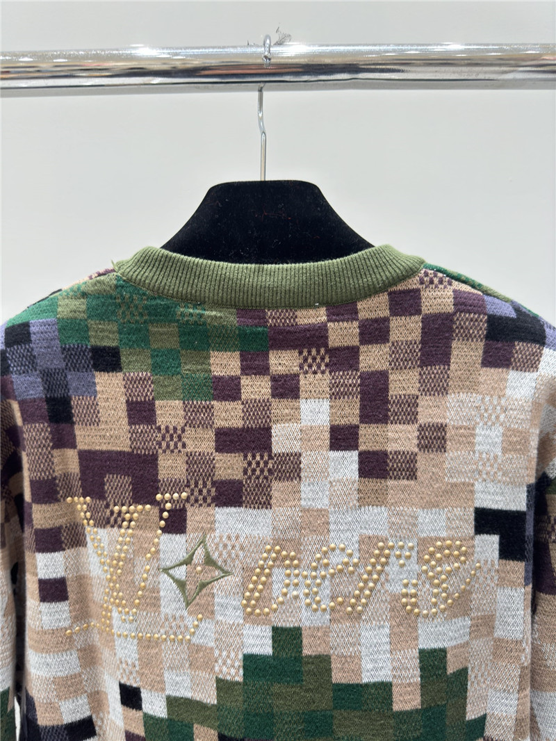 LV Damier Cotton Jacquard Pullover