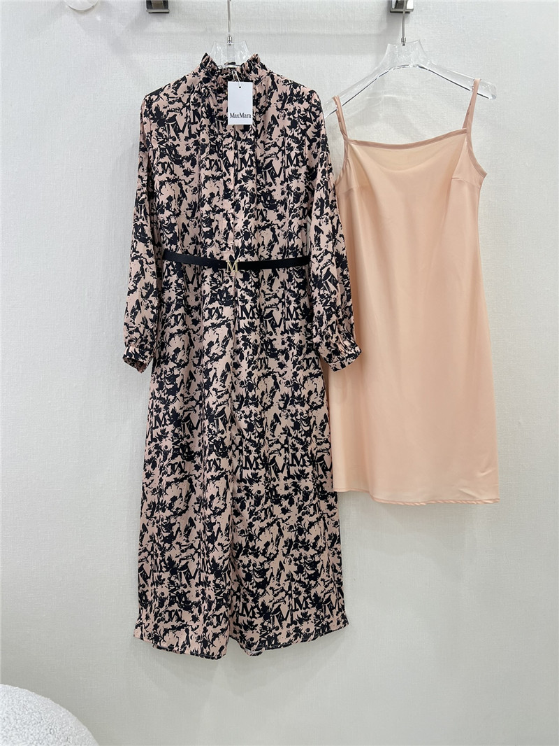 Vanitoo printed silk maxi dress