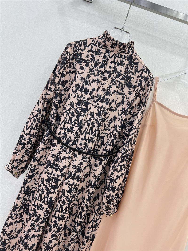 Vanitoo printed silk maxi dress