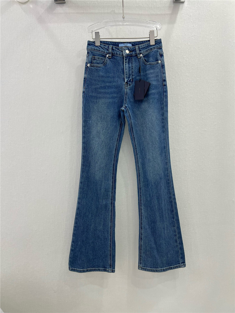 Pra*a high waist flared jeans