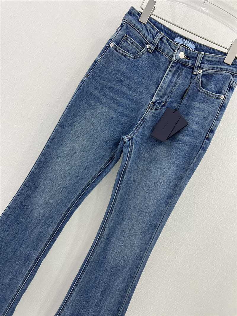 Pra*a high waist flared jeans