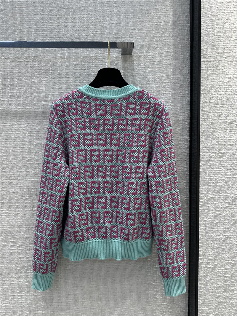 F**di ff presbyopic knit cardigan