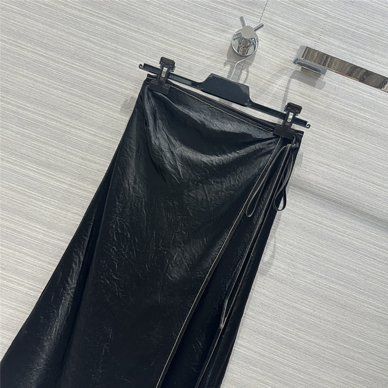 acne studios acetate silk skirt