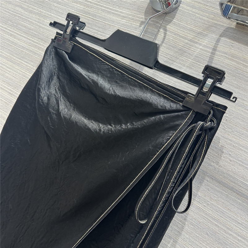 acne studios acetate silk skirt