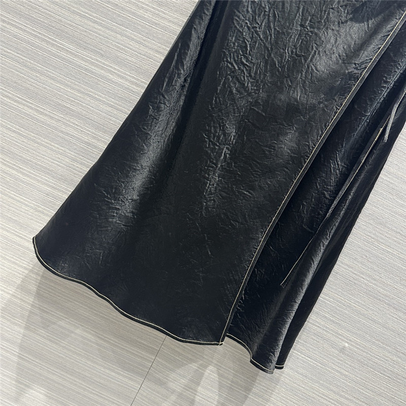 acne studios acetate silk skirt