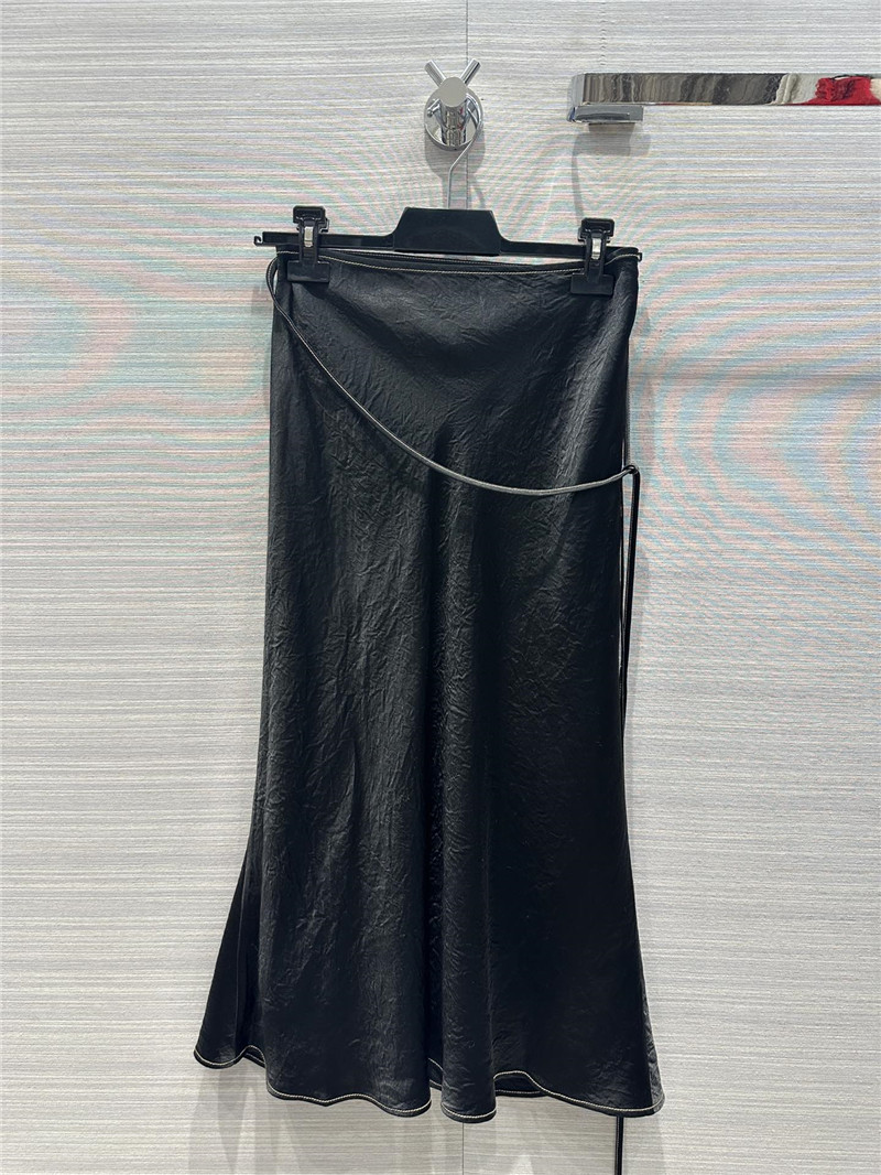 acne studios acetate silk skirt