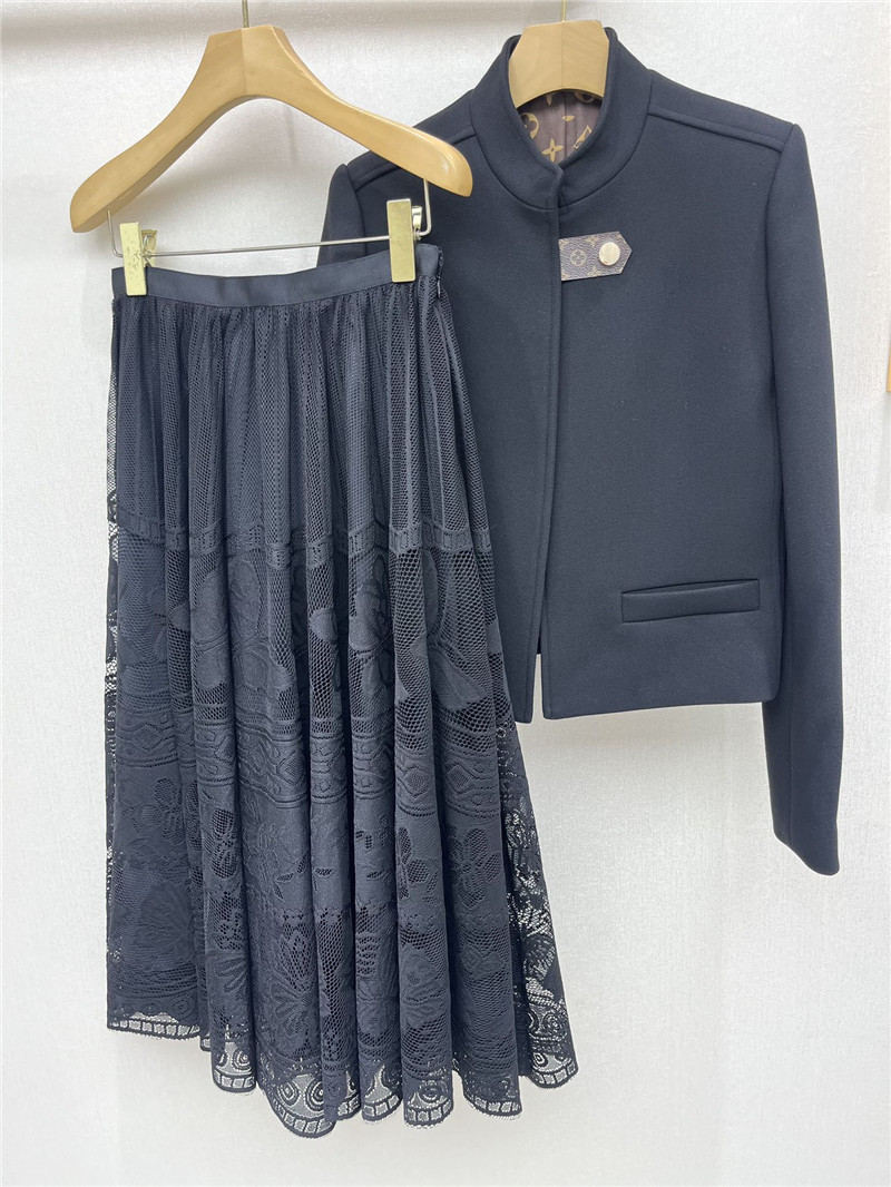 louis vuitton LV wool short coat