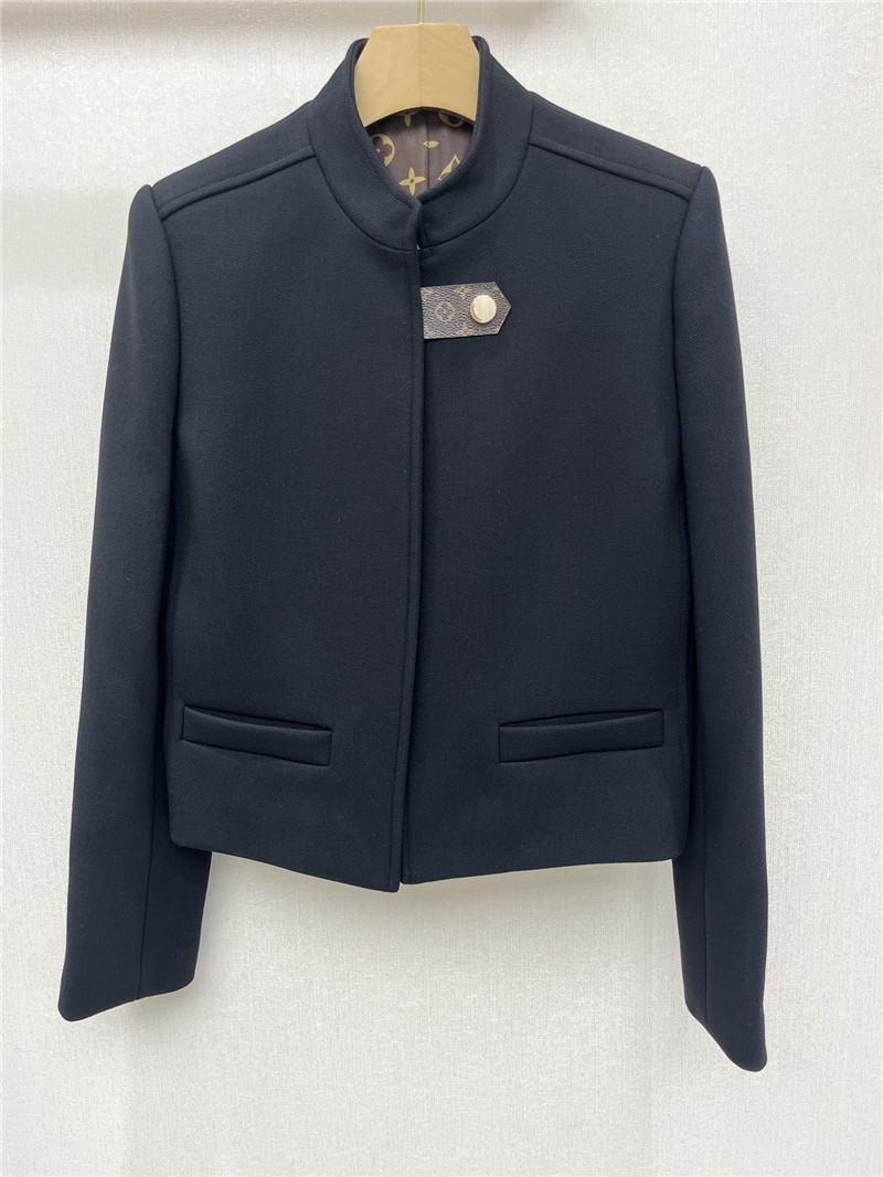louis vuitton LV wool short coat
