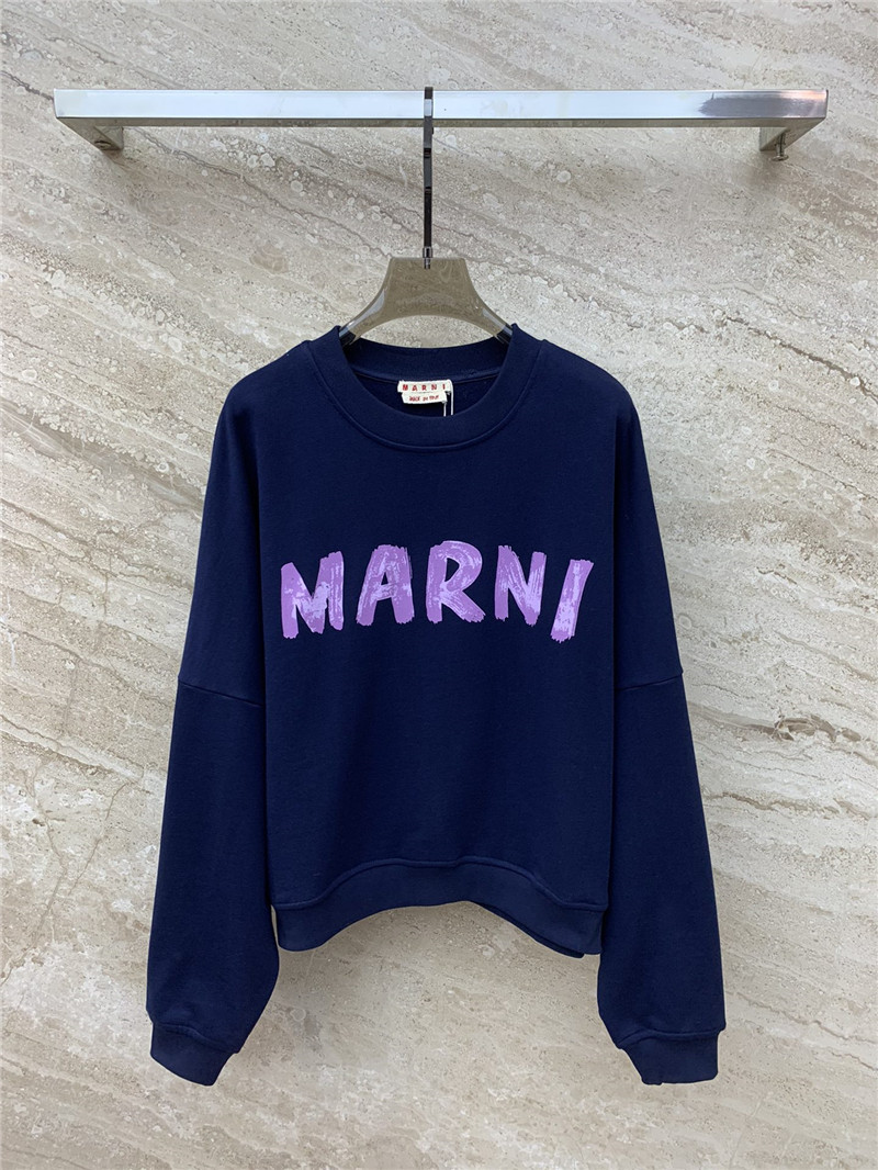 Marni Logo Print Casual Sweatshirt