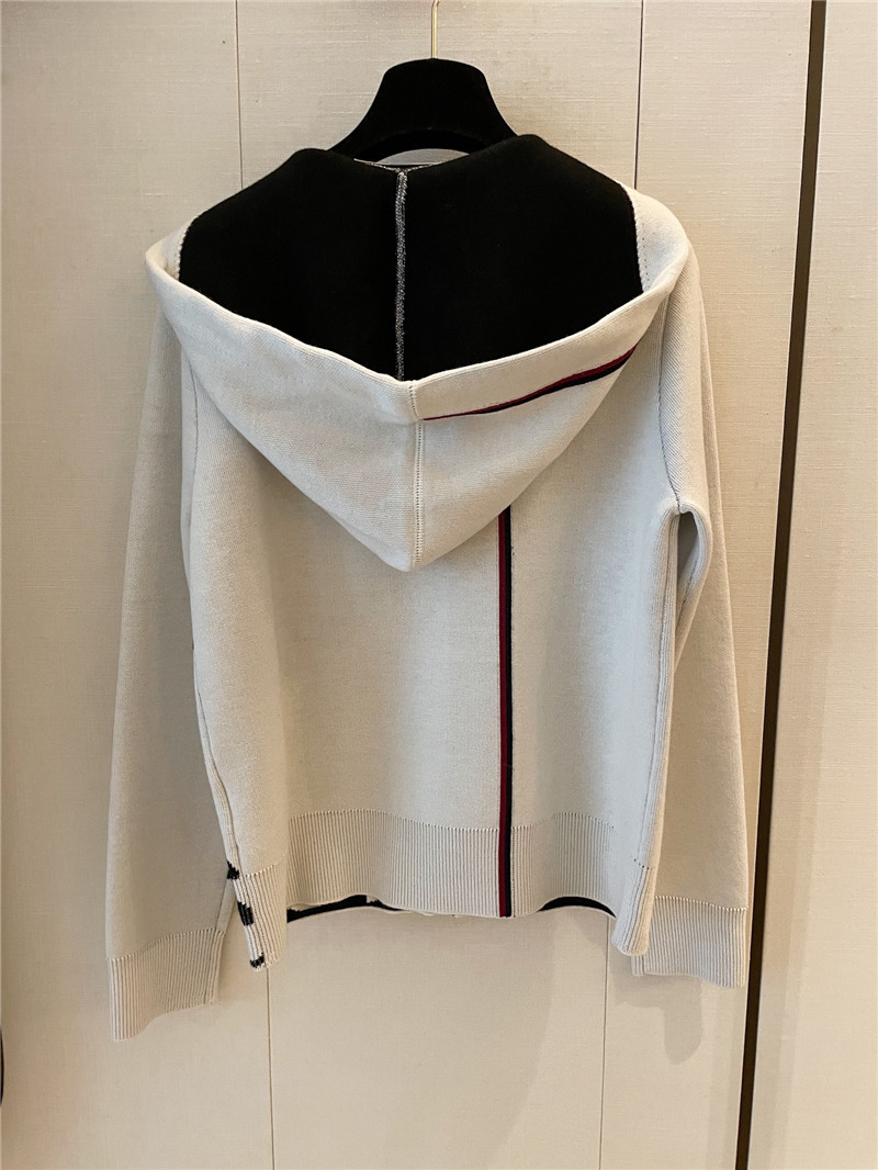 D10r logo hooded wool jacket
