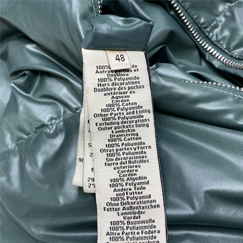 H**me5 turtleneck hooded down jacket