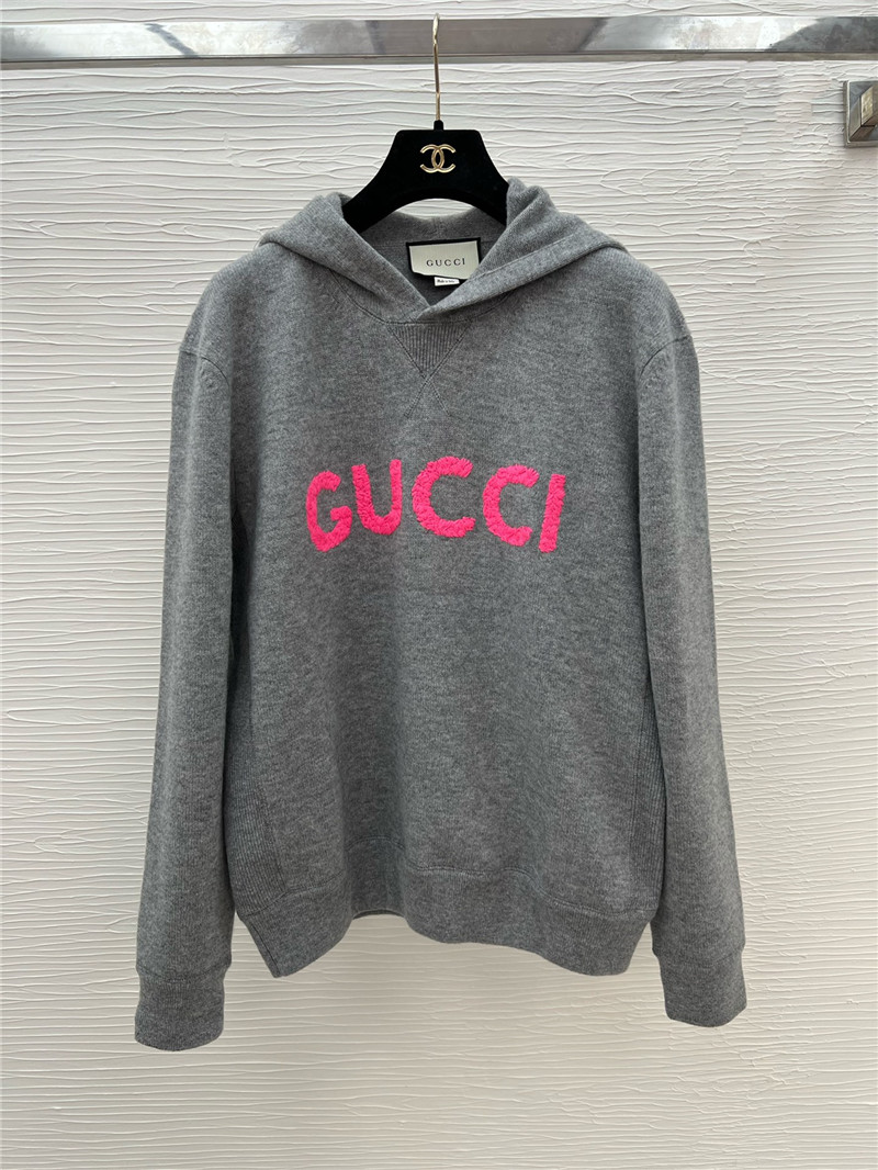 Gvc*1 logo hooded sweatshirt