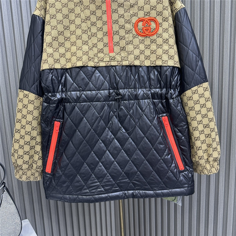 Gvc*1 logo monogram patchwork sweatshirt