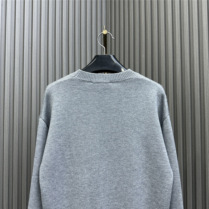 Va1e*ntin0 feather-trimmed wool sweater