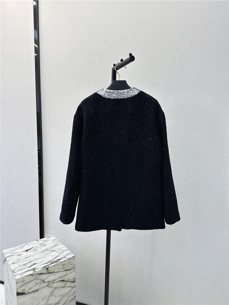 Va1e*ntin0 new sequin embroidered tweed jacket