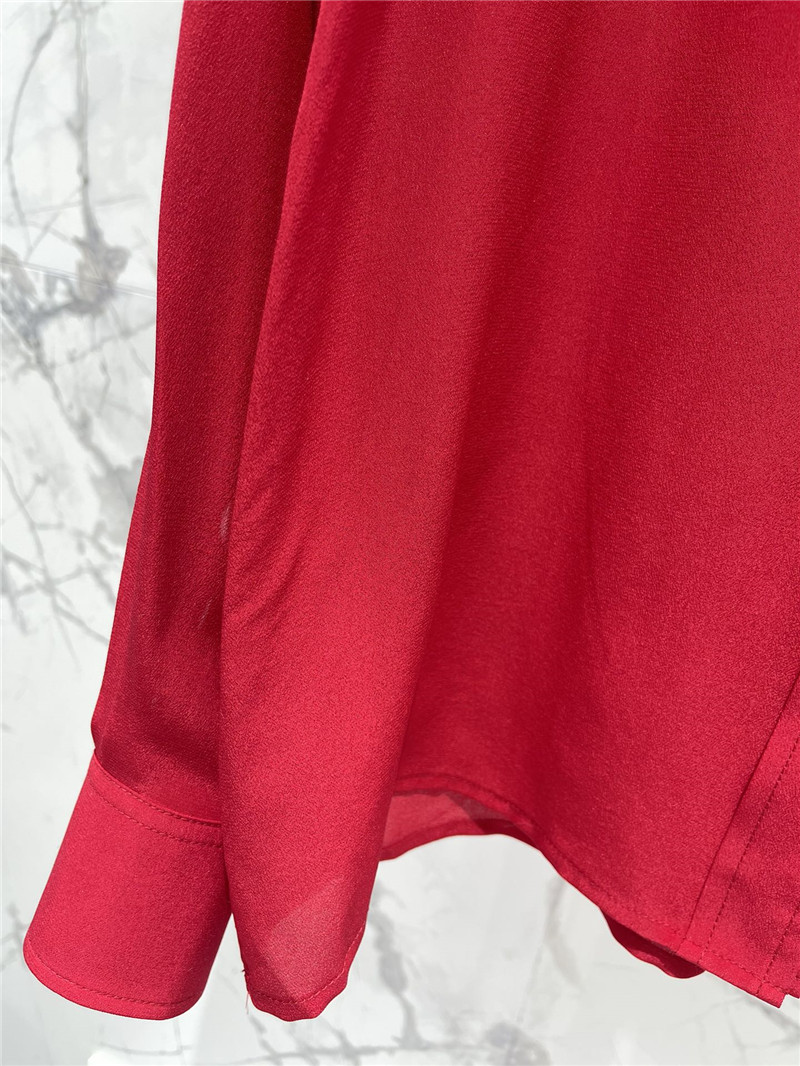 F**di new silk satin striped shirt