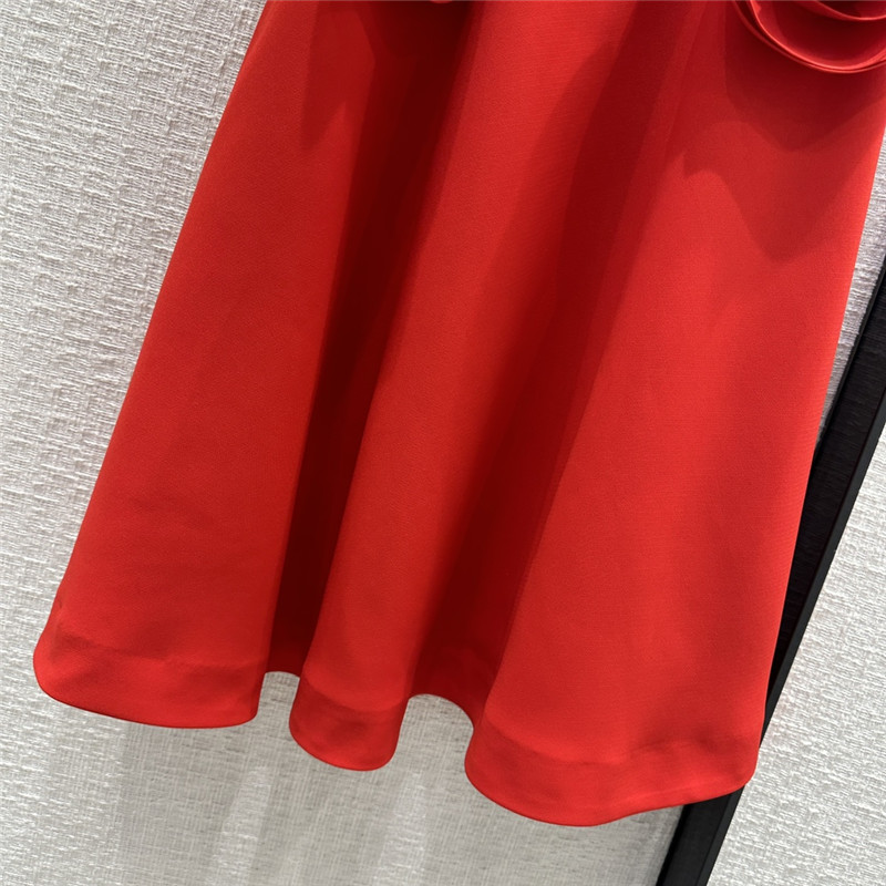 Va1e*ntin0 three-dimensional large flower pocket midi skirt