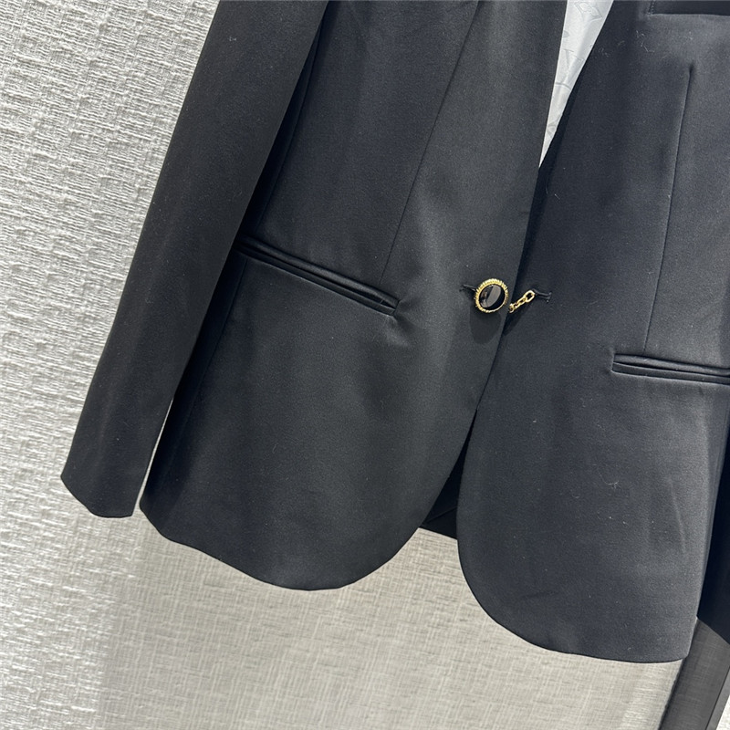 louis vuitton LV collarless blazer