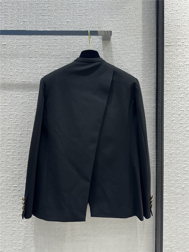 louis vuitton LV collarless blazer