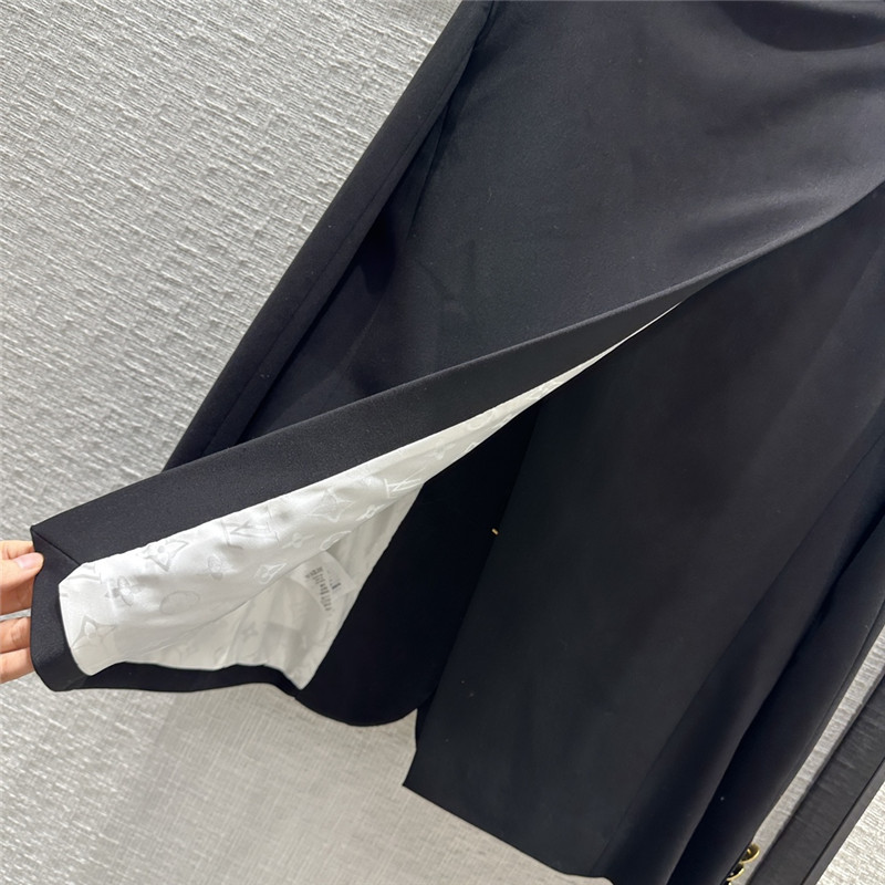 louis vuitton LV collarless blazer