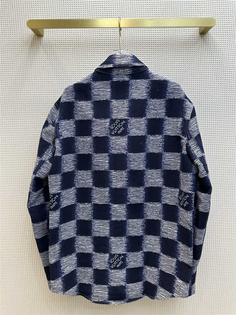 Ce1i*e blue logo checkerboard shirt
