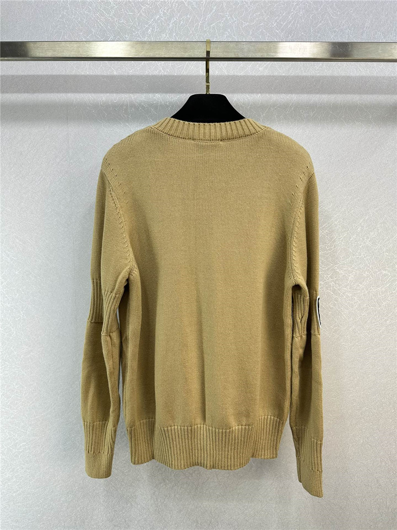 Ch**el logo ribbed neck knit cardigan