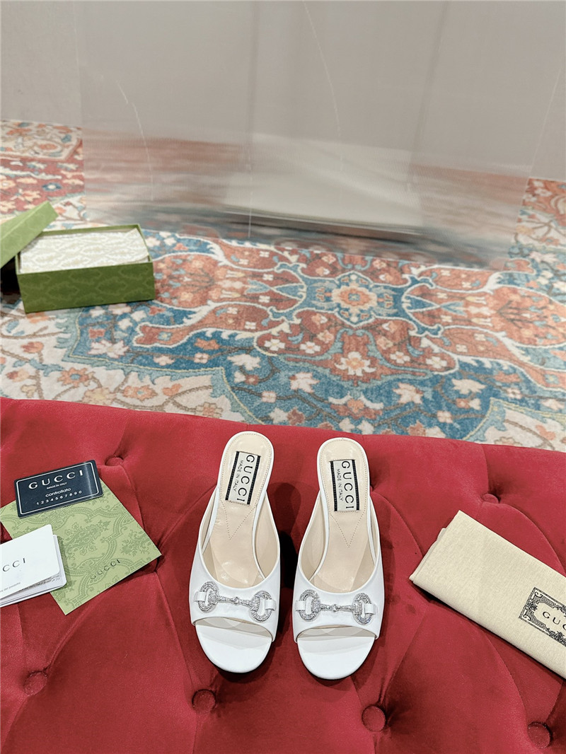 gvc*1 metal embellished crystal D1am0nd buckle half drag