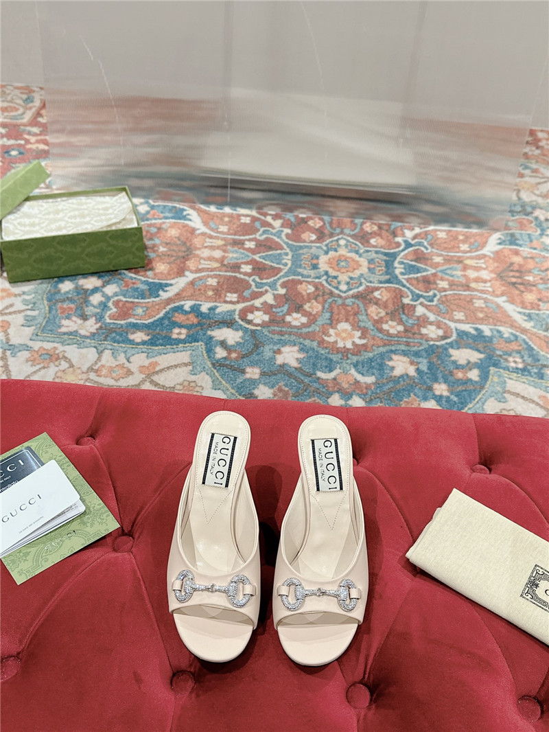 gvc*1 metal embellished crystal D1am0nd buckle half drag