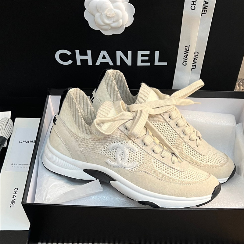 Ch**el women beige Ch**el sneakers