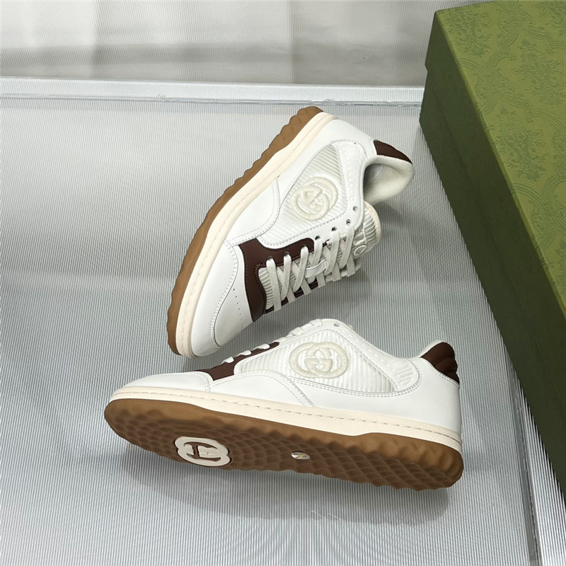 Gvc*1 brown white women¡¯s gg low top sneakers