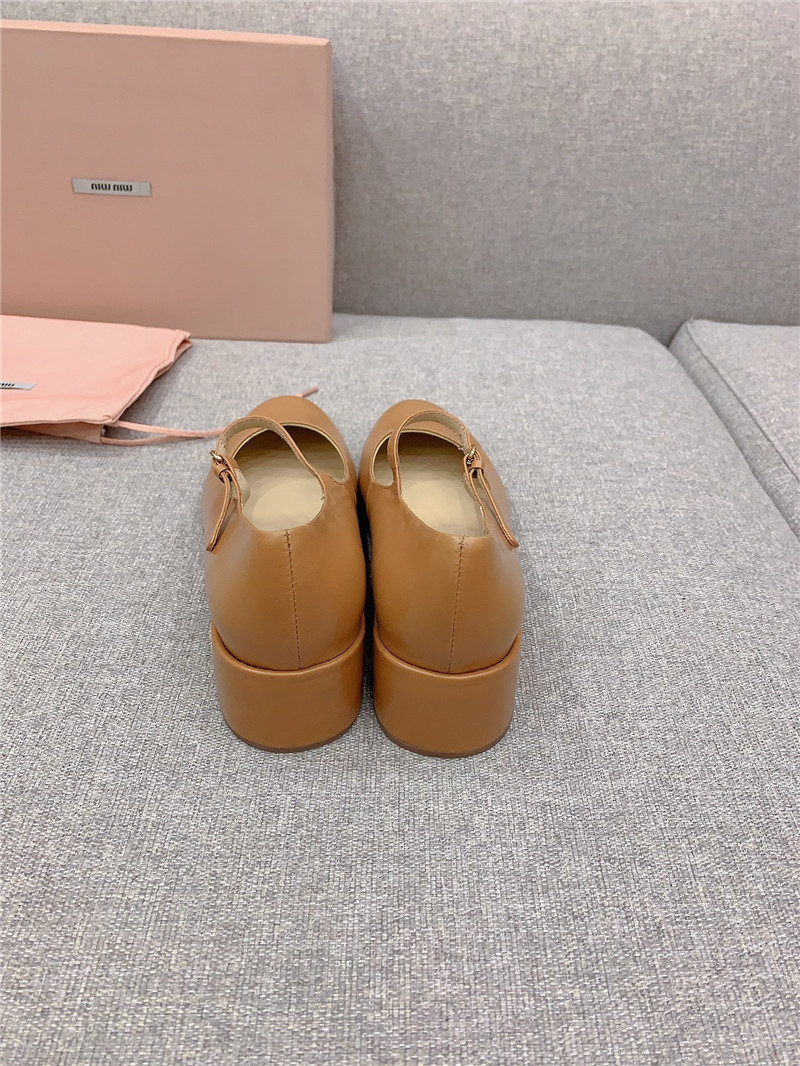 M1um1u new thick heel mary jane shoes