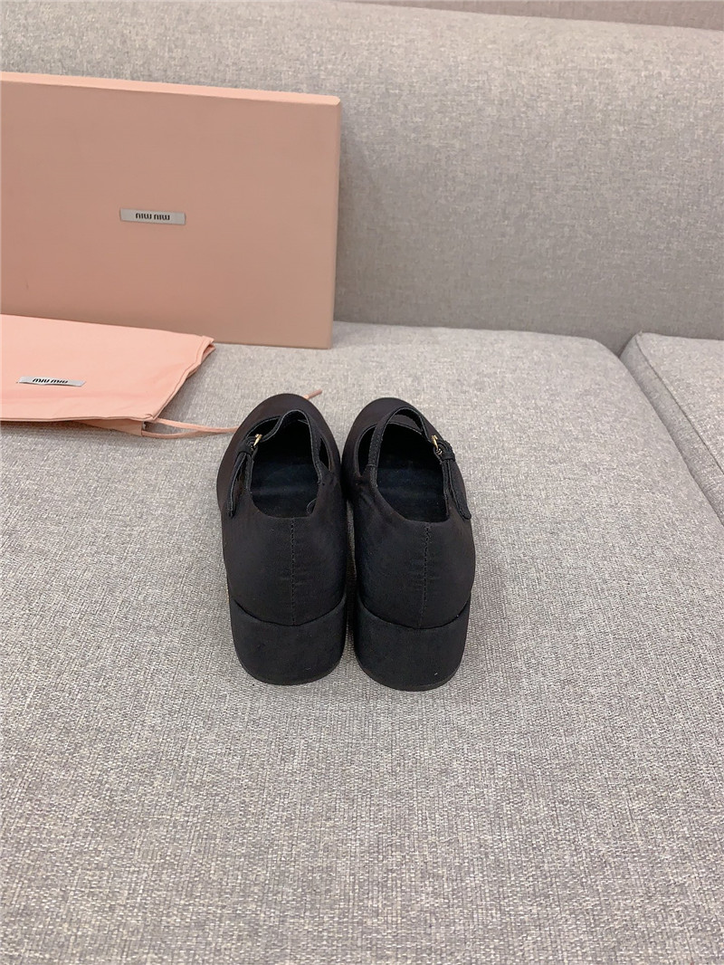 M1um1u new thick heel mary jane shoes