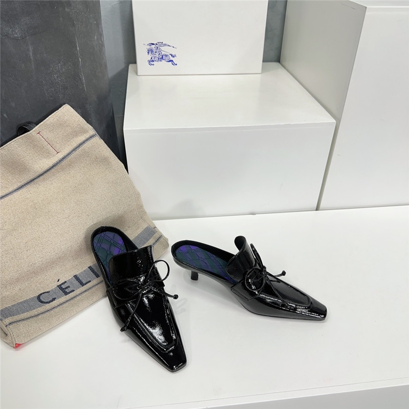 Bv*b*rry retro empty toe half drag