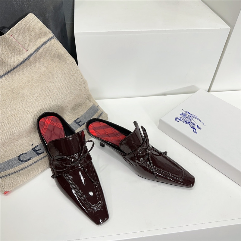 Bv*b*rry retro empty toe half drag