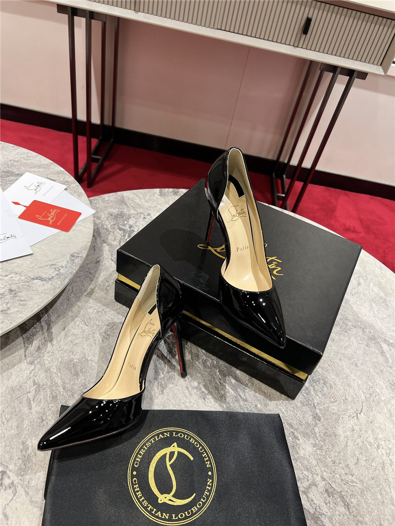 Chr1st1an louboutin side hollow shoes
