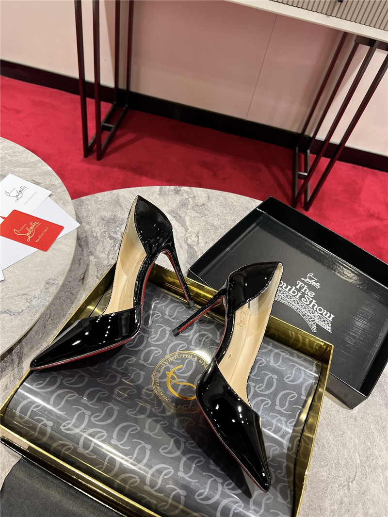 Chr1st1an louboutin side hollow shoes