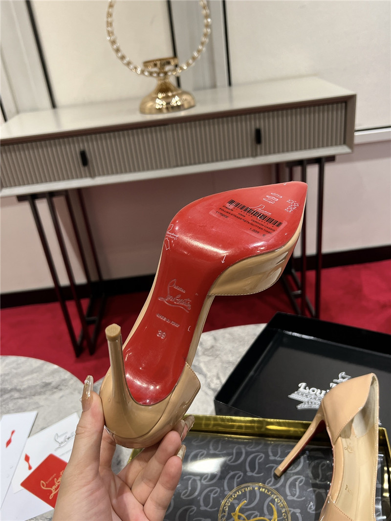 Chr1st1an louboutin side hollow shoes