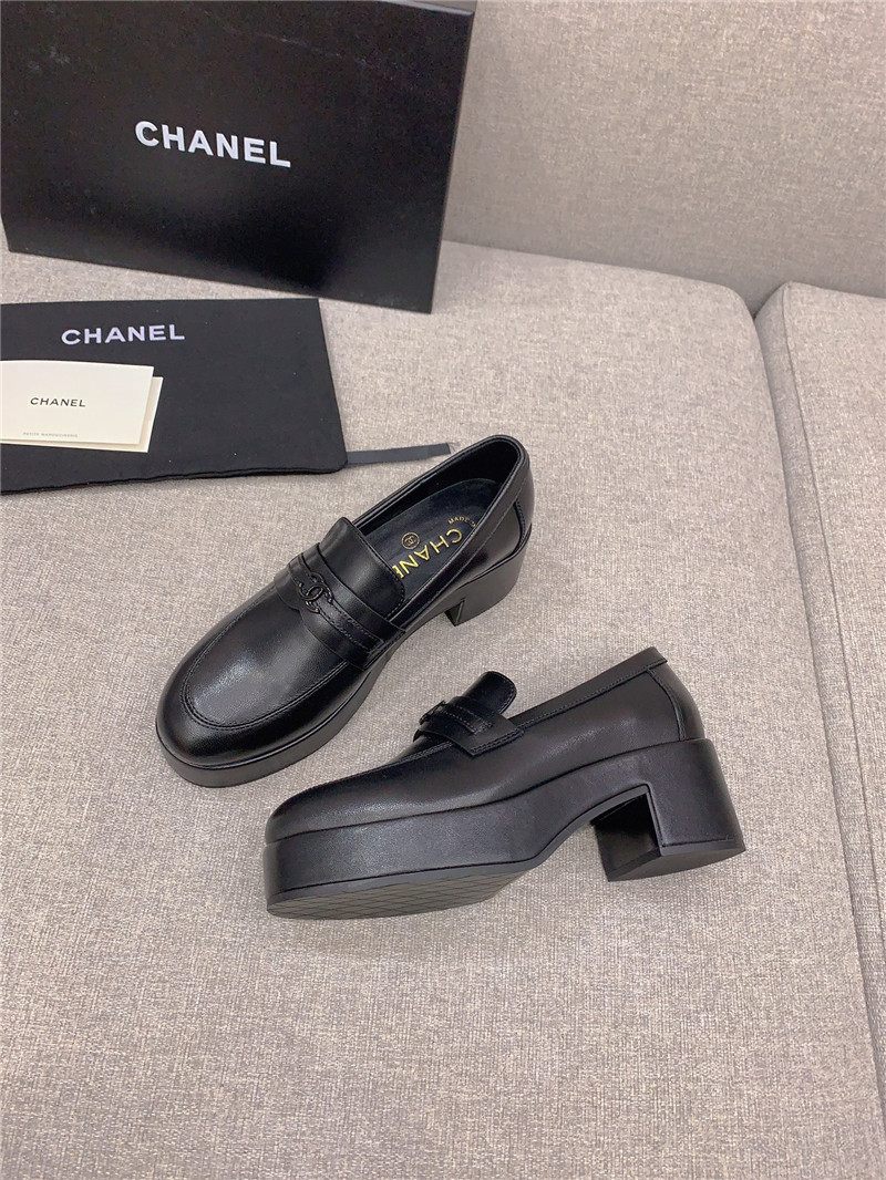 Ch**el new thick sole loafers