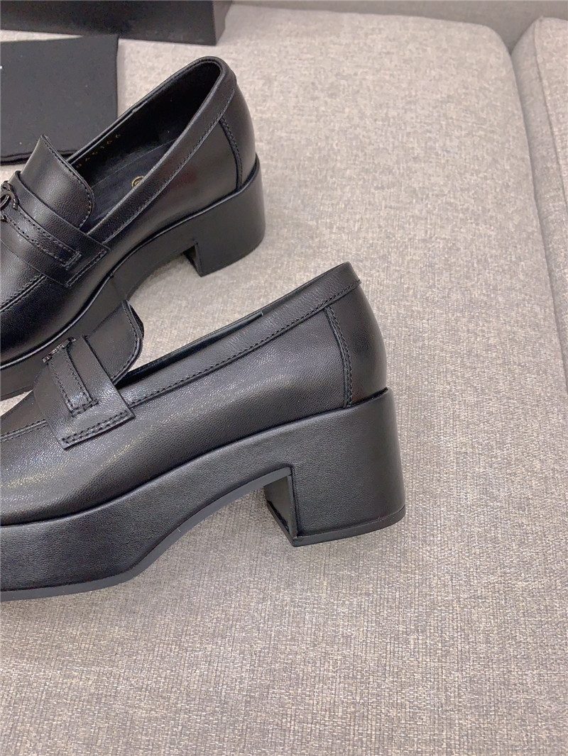 Ch**el new thick sole loafers