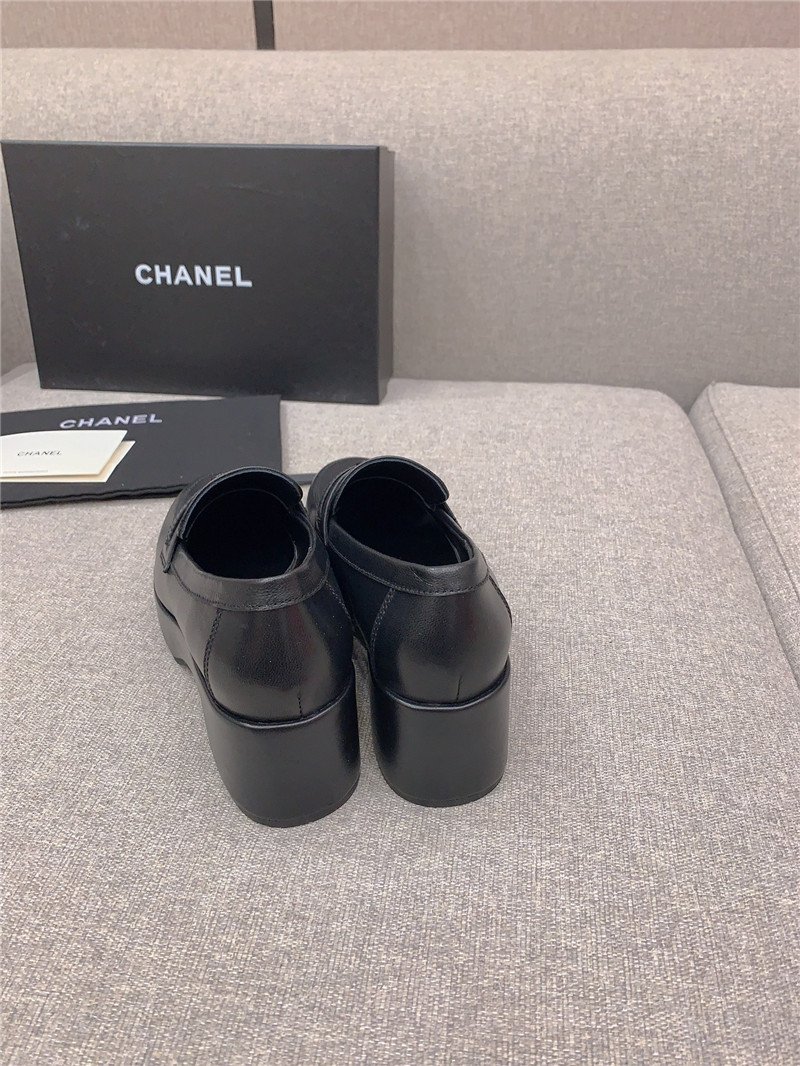Ch**el new thick sole loafers