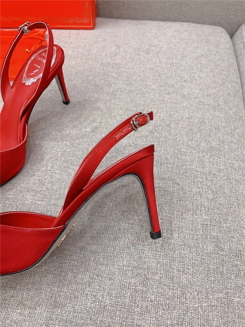 rene caovilla new satin bow high heels