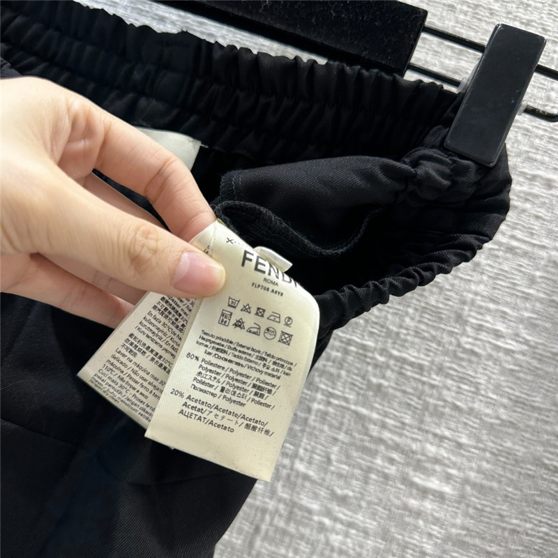 F**di pleated casual trousers