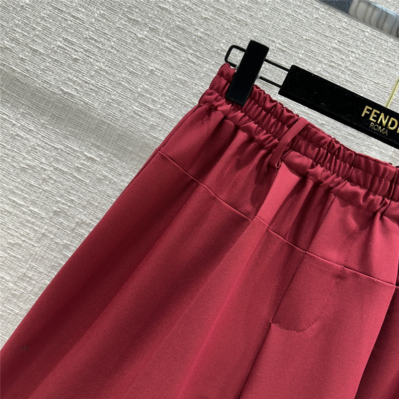 F**di pleated casual trousers