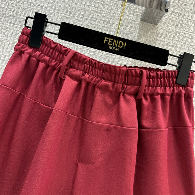 F**di pleated casual trousers