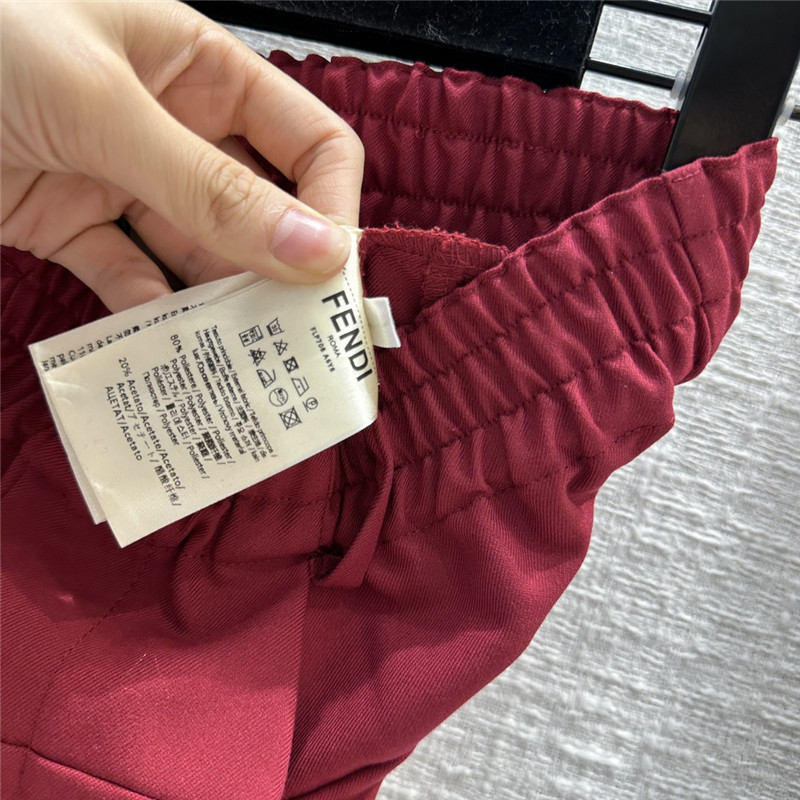 F**di pleated casual trousers