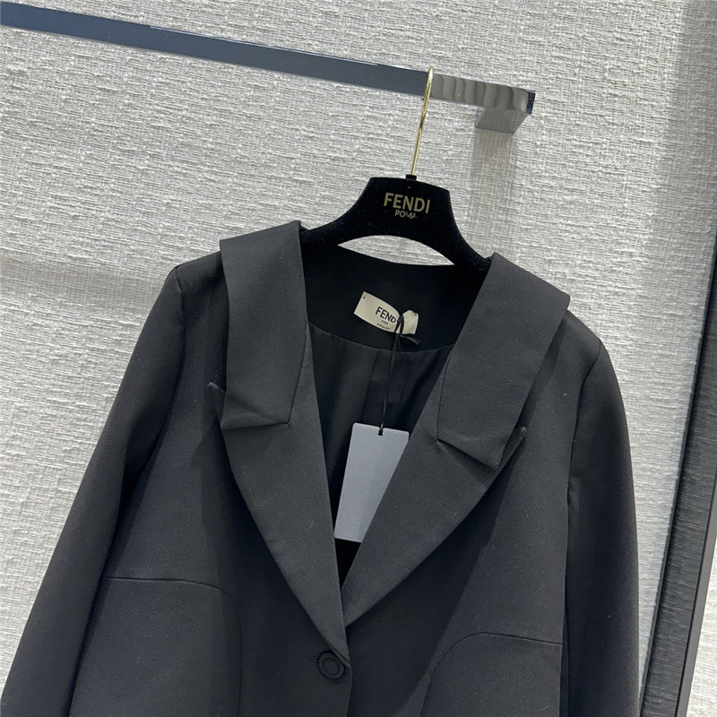 F**di tiered lapel blazer