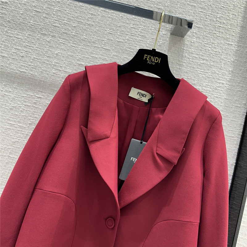 F**di tiered lapel blazer